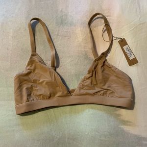 SKIMS Fits Everybody Triangle Bralette in Clay NWT